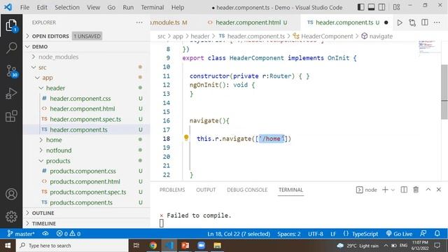 Route navigation without anchor tag | query parameters |Routing in Angular | Angular tutorials смотреть онлайн