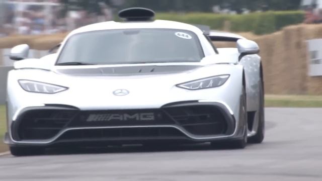 F1-engined Mercedes-AMG One hypercar makes world debut at Goodwood | Festival of Speed смотреть онлайн