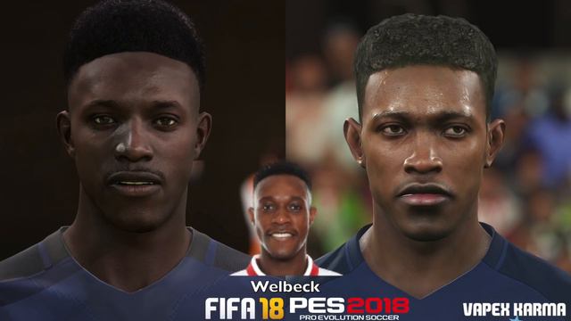 FIFA 18 vs PES 18 England Faces Comparison (Sterling, Kane, Rashford + more) смотреть онлайн