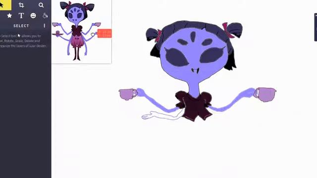 Drawing Muffet from undertale YEAH! 1 смотреть онлайн
