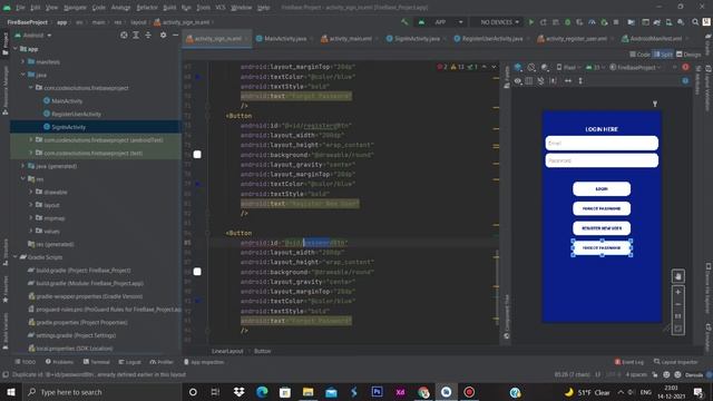 Login & Register Android App Using Firebase | Android Studio Authentication Tutorial - Firebase Aut смотреть онлайн