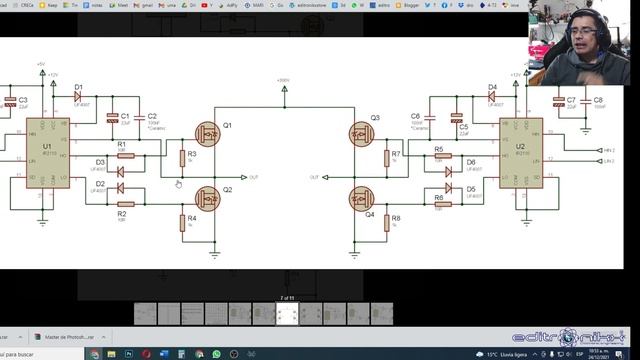 #83 driver controlador de MOSFET IR2110 (curso de electrónica básica editronikx | @pcbway) смотреть онлайн