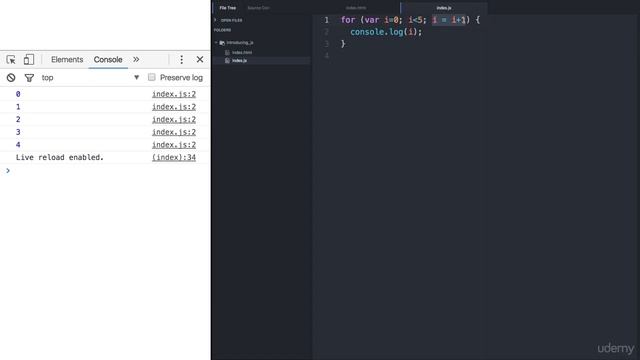 For Loops - JS & ES6 (including ES7 & React) - Tutorial - 20 смотреть онлайн