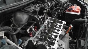 Замена маслосьемных колпачков ниссан QG18