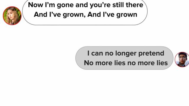 Miss You karaoke and lyrics -Aidan Gallagher  Trinity Rose