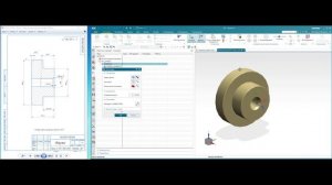 Программирование токарной обработки на Втулку (3D моделирование, выбор осей и инструмента), часть 1.