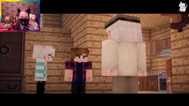 Грейт Фолз - Загадочный кубик - Серия 1 (Minecraft сериал) / MyNeosha / Реакция смотреть онлайн
