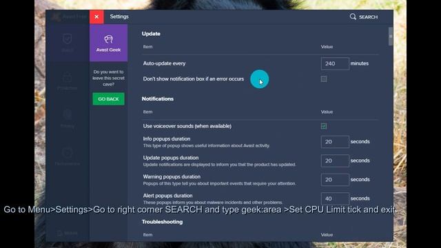 How to Limit Avast Service High CPU Usage by new Avast Geek option смотреть онлайн
