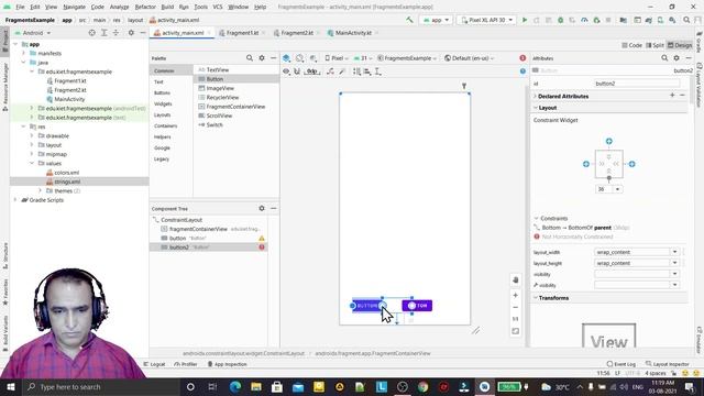 Fragments in Android Studio | Dr Vipin Classes смотреть онлайн