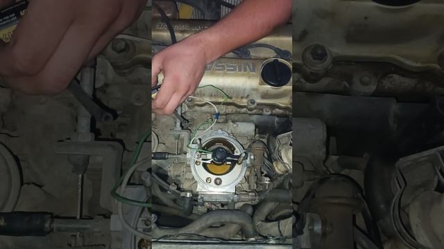 SR20DI, промывка моноинжектора Ниссан примера П10 (nissan primera P10) смотреть онлайн