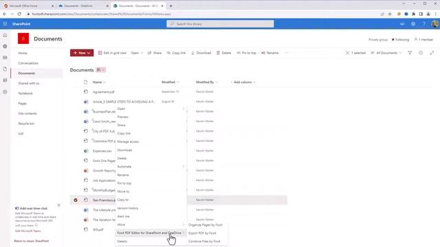 How to edit & share PDF documents in Microsoft SharePoint and OneDrive with Foxit PDF Editor смотреть онлайн