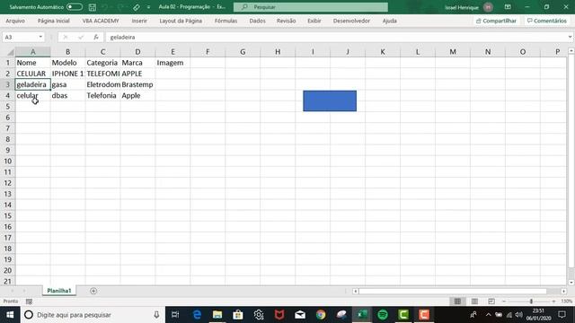 Cadastro de Produtos VBA | Para iniciantes - Aula 02 смотреть онлайн