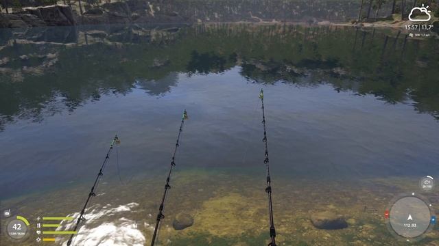 Русская рыбалка 4 - озеро Куори - Густера с острова смотреть онлайн