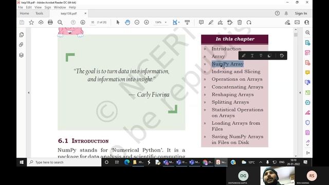 28 Jan 2022 XI IP Understanding Data part-2, Intro to Numpy смотреть онлайн
