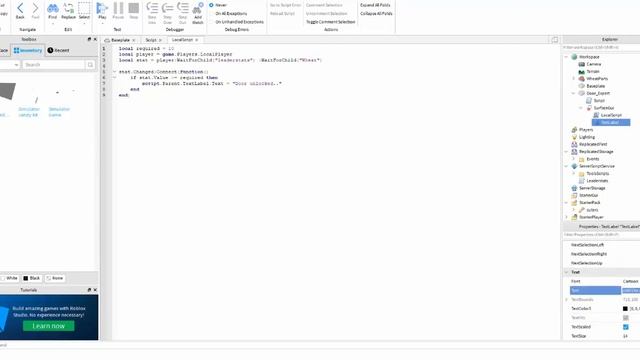 Как сделать дверь которая будет открываться с помощью сена!! ROBLOX STUDIO смотреть онлайн