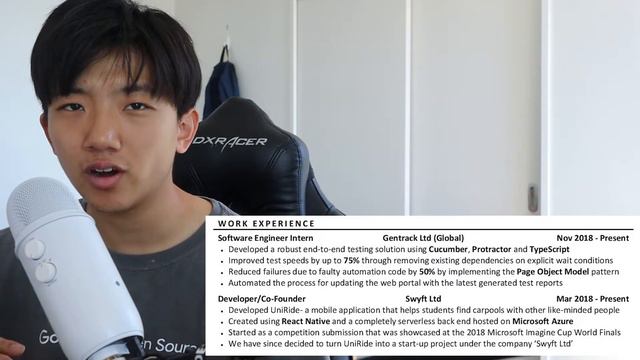 My Google Internship Resume | Personal Resume Tips смотреть онлайн