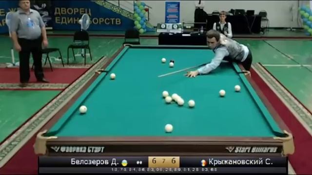 Контра с кия #16: Дмитрий Белозеров - Сергей Крыжановский смотреть онлайн