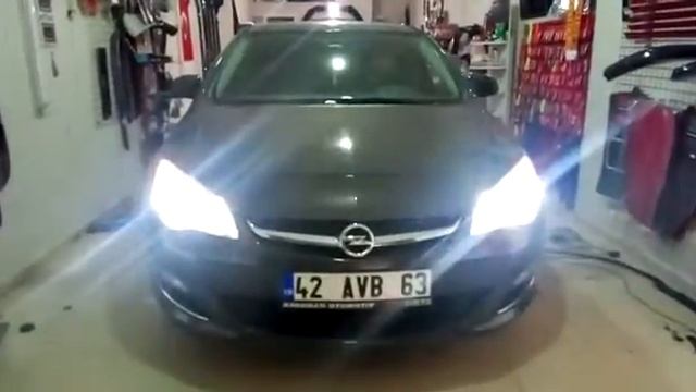 OPEL ASTRA J LED XENON смотреть онлайн