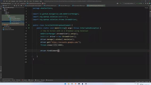 Scrolling inside the WebElement in Selenium | Scroll inside Browser Elements like Drodpdown |Listbo смотреть онлайн