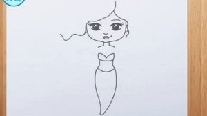 Как нарисовать русалку