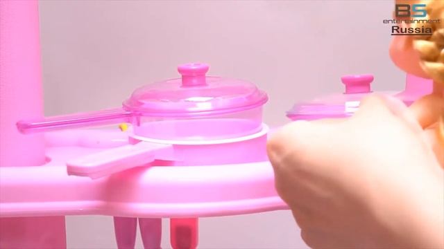 BS ENTER | Суп овощной- играем набор кулинарные- готовится для кукол