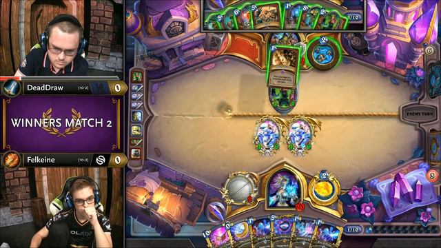 DeadDraw vs Felkeine - Top 8 Group B Winners - Hearthstone Masters Tour Seoul смотреть онлайн