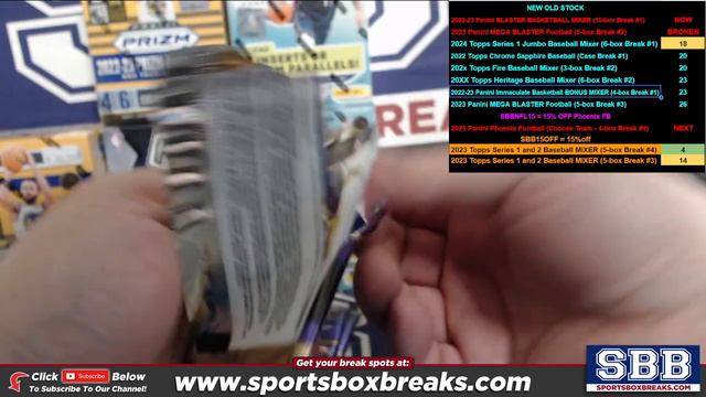 2022-23 Panini BLASTER BASKETBALL MIXER (Choose Team - 10-box Break #1) смотреть онлайн
