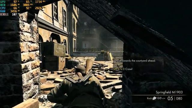 Sniper Elite V2 Remastered - GT 1030 - Core 2 Quad Q9550 смотреть онлайн