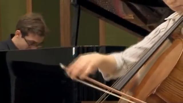 Ildiko Szabo, Nicolas Namoradze play Beethoven: Sonata for piano and cello in A-major, Op. 69 II. смотреть онлайн