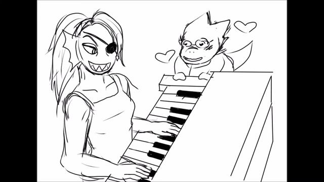 [UNDERTALE] Undyne - Can't Help Falling in Love With You смотреть онлайн