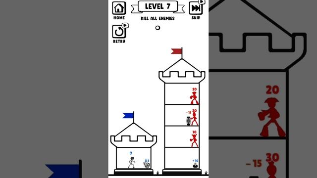 Stickman Tower : Beasts Battle [ Level 5-8 ] Defeat the Boss смотреть онлайн