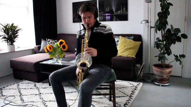 Imagine (John Lennon) cover on saxophone смотреть онлайн