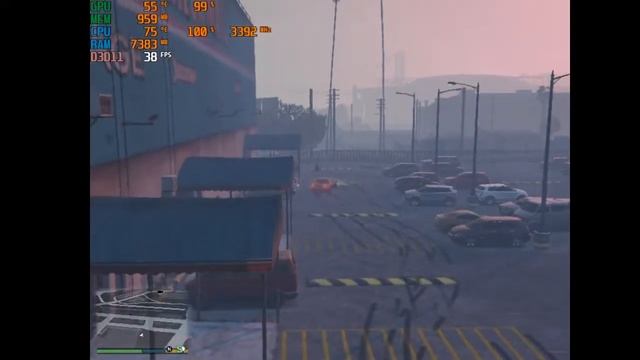 NVIDIA GeForce GT 710 Core i5 3470 RAM16G GAME test GTAV　 720pLIVE смотреть онлайн