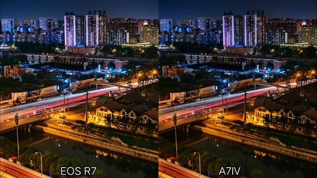 Canon EOS R7 VS Sony A7IV | NIGHT MODE | Camera Comparison | Which one? смотреть онлайн