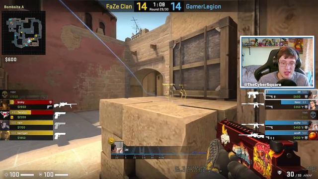 FAZE CLAN vs GAMER LEGION │ CRAZY CS:GO Major Qualifier смотреть онлайн