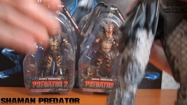 Фигурка Хищник Шаман Shaman Predator Action Figure NECA Predator 2 Review Обзор смотреть онлайн