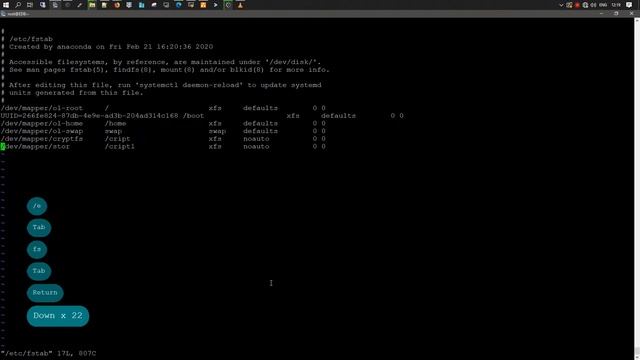 LFCS | Монтирование LVM томов | Oracle Linux 8 Update 1 смотреть онлайн