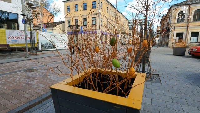 Пасхальные украшения Даугавпилса смотреть онлайн