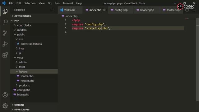 Integrar los archivos para generar el layout con header y footer en MVC смотреть онлайн