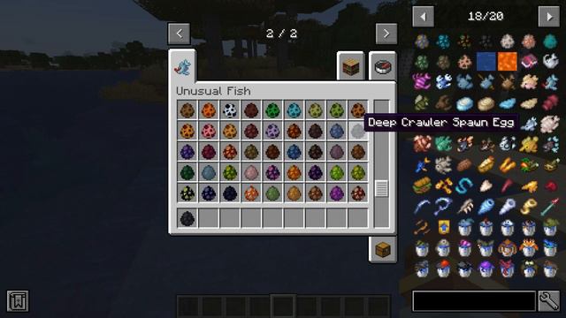 ОБЗОР МОДА Minecraft НА МОРСКОЙ МИР Unusual Fish 1.20.1
