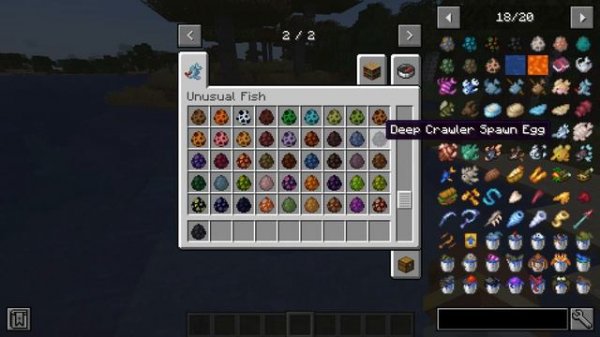 ОБЗОР МОДА Minecraft НА МОРСКОЙ МИР Unusual Fish 1.20.1