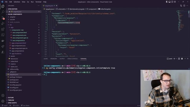 Angular Inline Templates and Styles смотреть онлайн