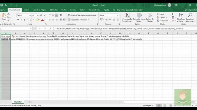 Como Importar Contatos Do Excel Para O Gmail Com Informações de Clientes смотреть онлайн