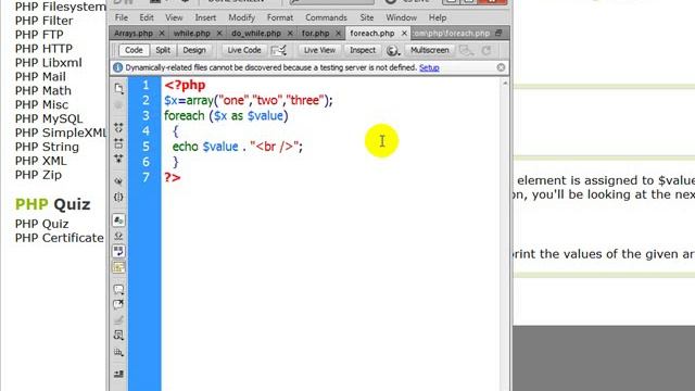สอน PHP Foreach Loop смотреть онлайн