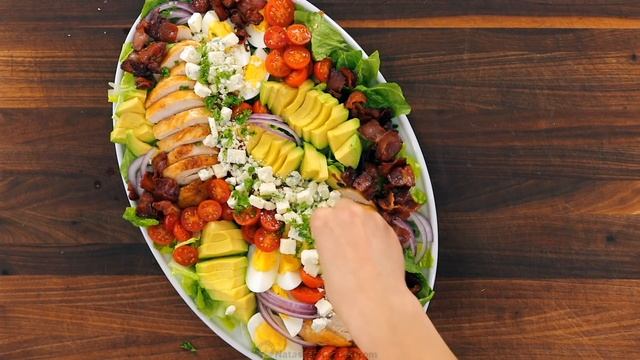 Best Cobb Salad Recipe - How to Make Cobb Salad смотреть онлайн