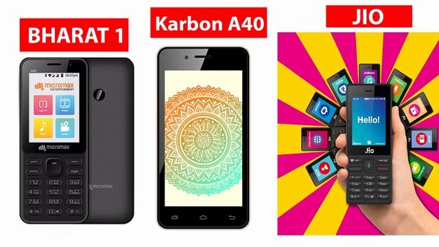 Bsnl,micromax launch bharat 1 mobile | jio phone vs bharat1 mobile vs karbon a40 mobile | bharat 1 смотреть онлайн