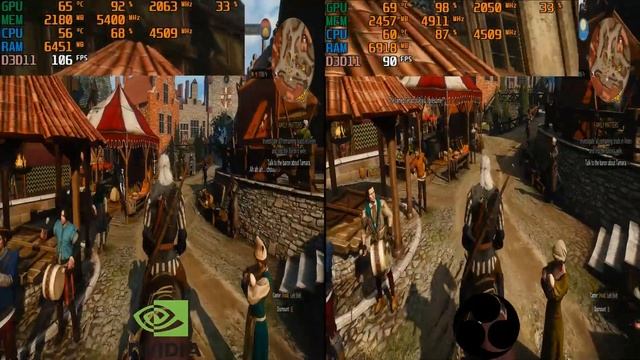 Nvidia Shadowplay VS OBS Studio (FPS DIFFERENCE WITCHER 3) смотреть онлайн