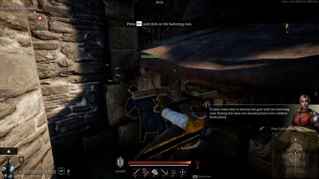 Battering Ram, Trebuchet, Unit-Object Interactions | Conqueror's Blade Training/In-Game Tutorial Pt