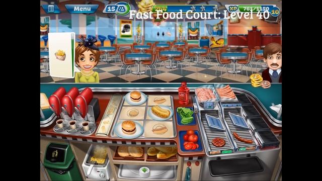 Cooking Fever: Complete Walkthrough (Fast Food Court and Bakery) - iPad смотреть онлайн