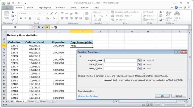 Excel: The excel ISBLANK function смотреть онлайн
